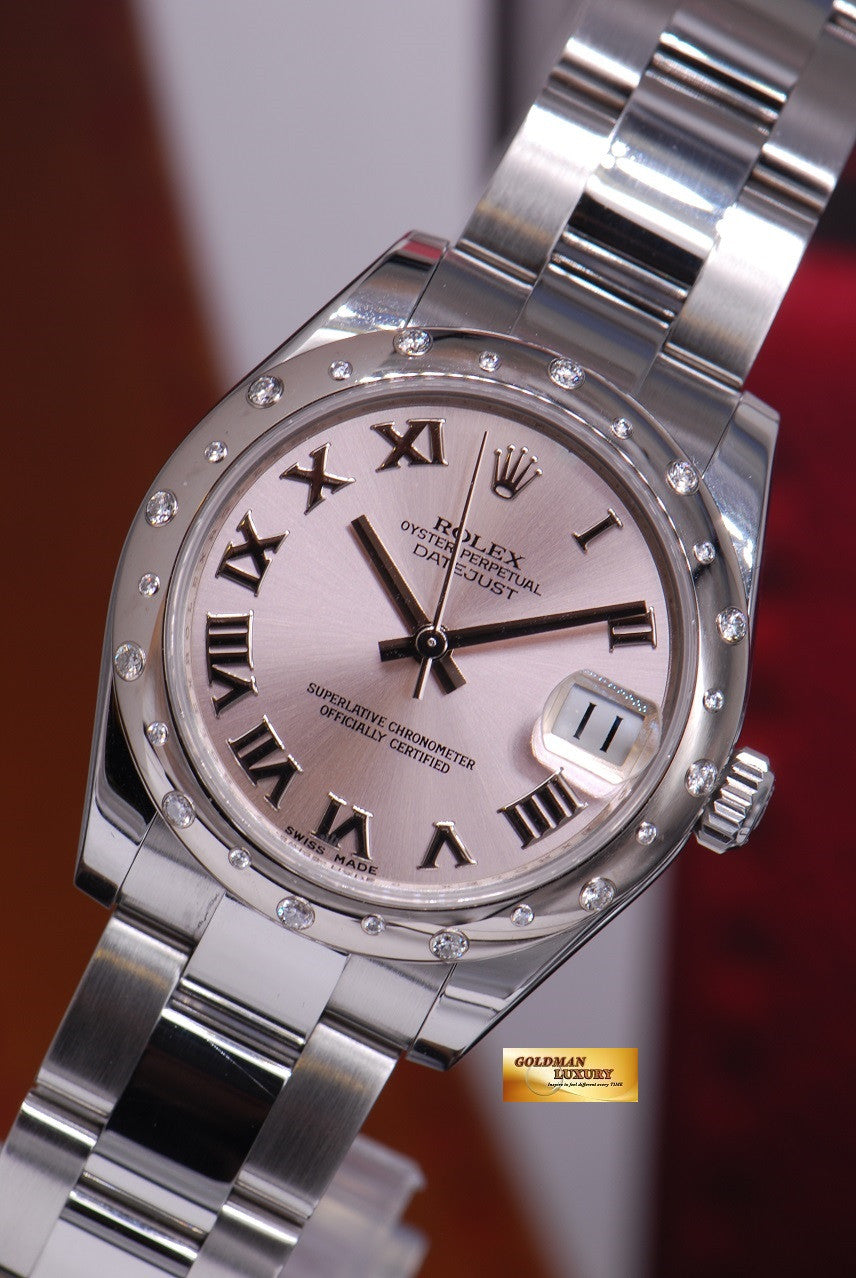 [SOLD] ROLEX OYSTER PERPETUAL DATEJUST DIAMOND BEZEL Ref : 178344