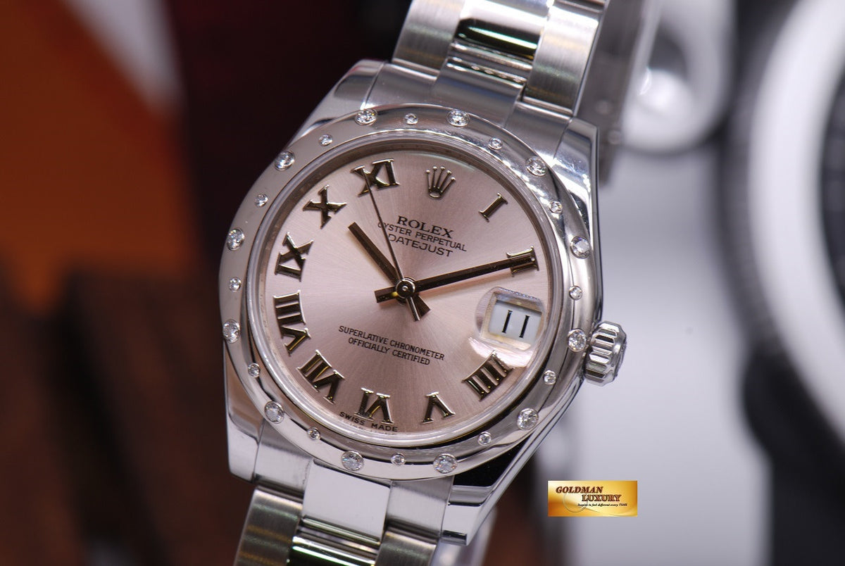 [SOLD] ROLEX OYSTER PERPETUAL DATEJUST DIAMOND BEZEL Ref : 178344