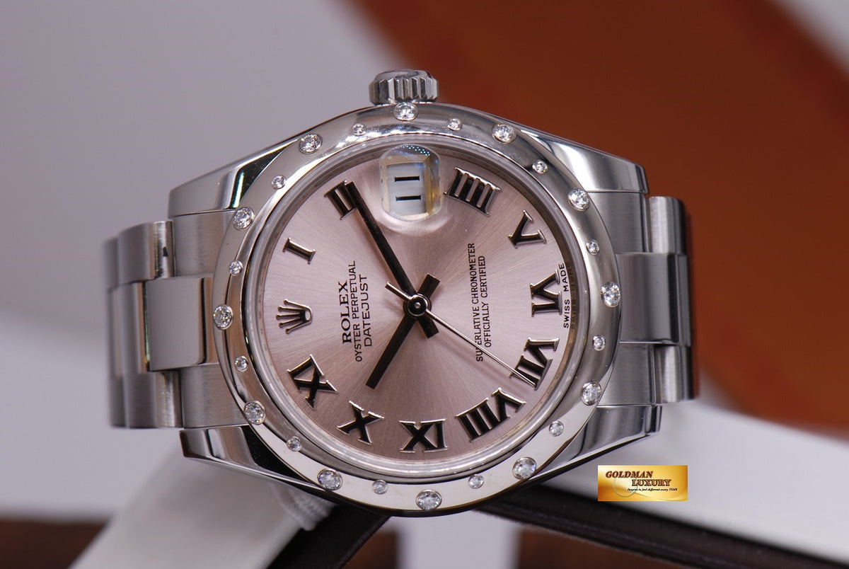 [SOLD] ROLEX OYSTER PERPETUAL DATEJUST DIAMOND BEZEL Ref : 178344