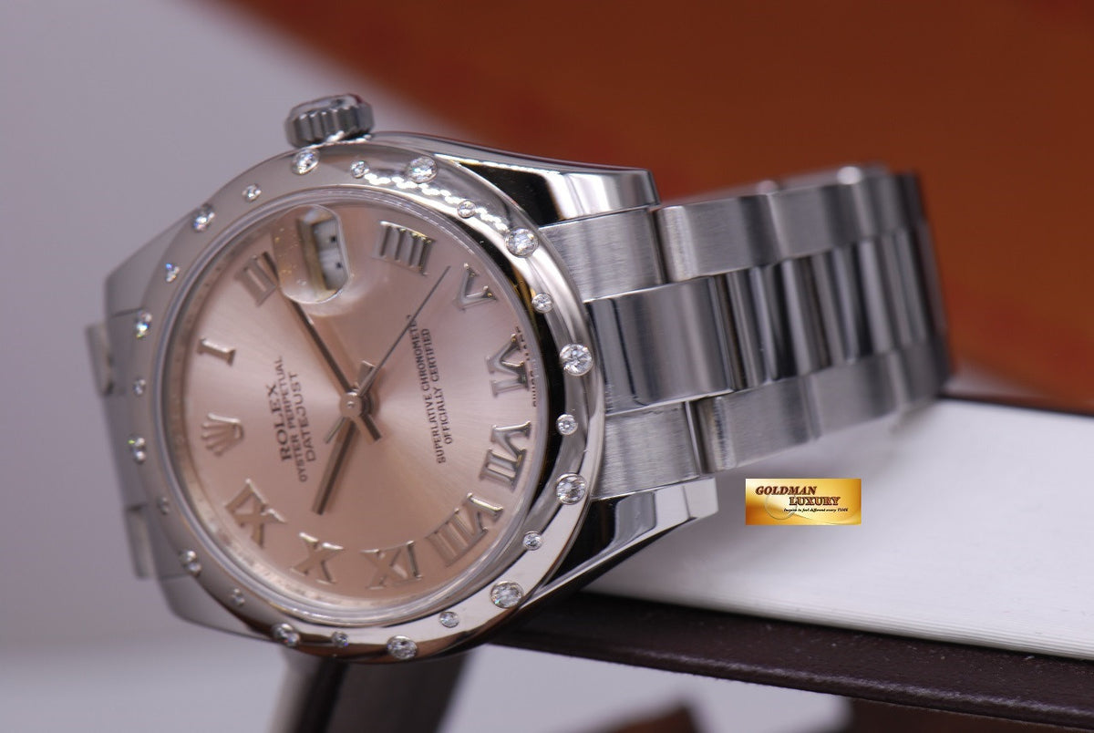 [SOLD] ROLEX OYSTER PERPETUAL DATEJUST DIAMOND BEZEL Ref : 178344
