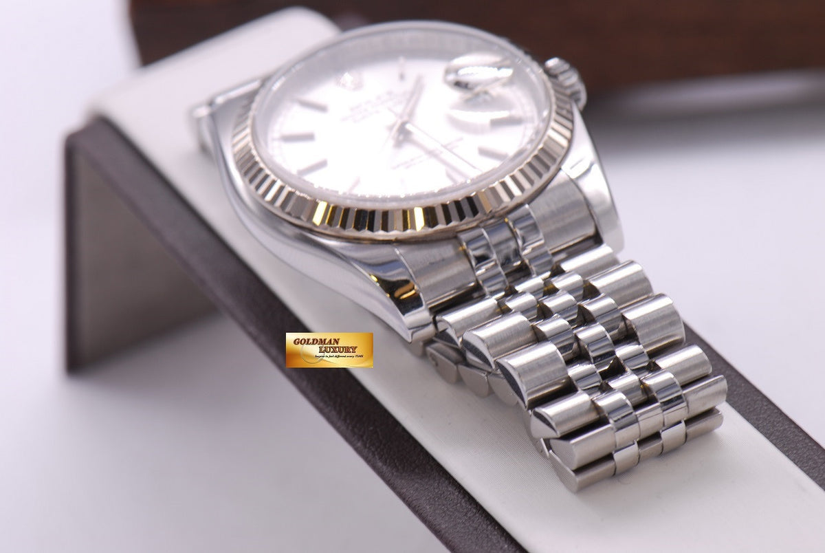 [SOLD] ROLEX OYSTER PERPETUAL DATEJUST SILVER Ref : 116234 (MINT)