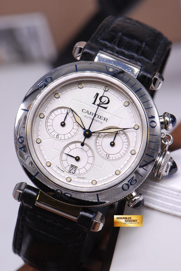 [SOLD] CARTIER PASHA 40mm CHRONOGRAPH AUTOMATIC (NEAR MINT)