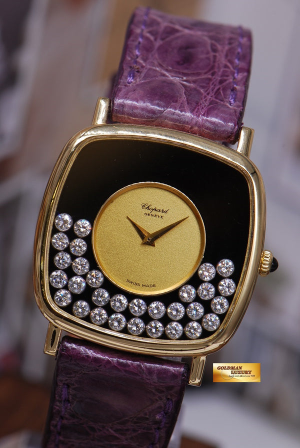 [SOLD] CHOPARD HAPPY DIAMOND 18K GOLD LADIES MANUAL (NEAR MINT)