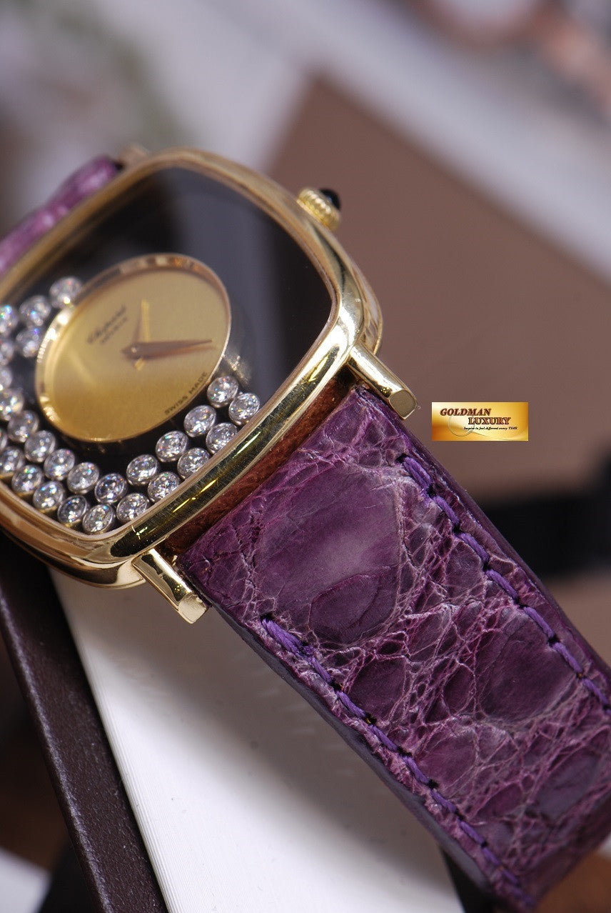 [SOLD] CHOPARD HAPPY DIAMOND 18K GOLD LADIES MANUAL (NEAR MINT)