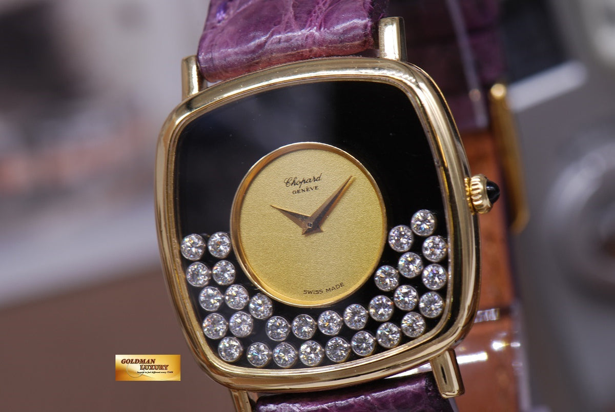 [SOLD] CHOPARD HAPPY DIAMOND 18K GOLD LADIES MANUAL (NEAR MINT)