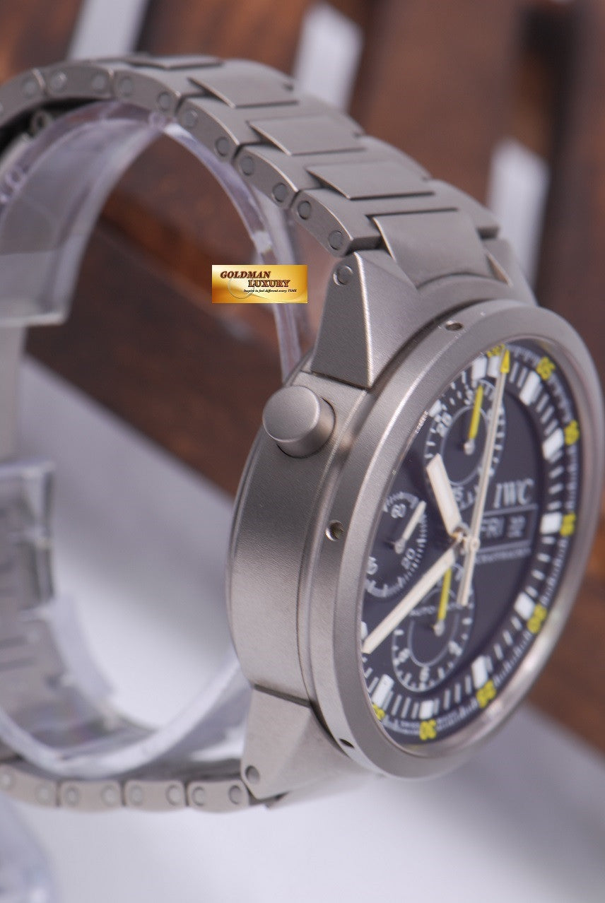 [SOLD] IWC GST CHRONOGRAPH RATTRAPANTE TITANIUM AUTOMATIC (MINT)