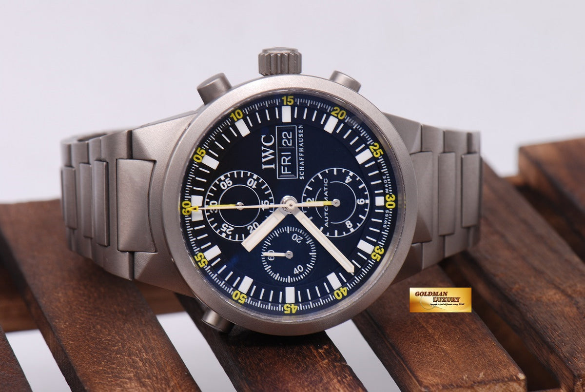 [SOLD] IWC GST CHRONOGRAPH RATTRAPANTE TITANIUM AUTOMATIC (MINT)