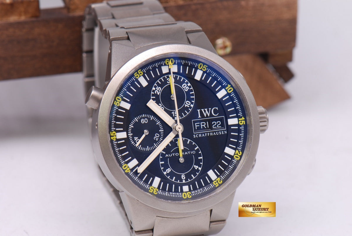 [SOLD] IWC GST CHRONOGRAPH RATTRAPANTE TITANIUM AUTOMATIC (MINT)