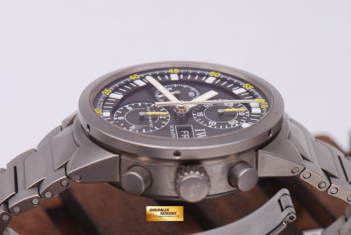 [SOLD] IWC GST CHRONOGRAPH RATTRAPANTE TITANIUM AUTOMATIC (MINT)