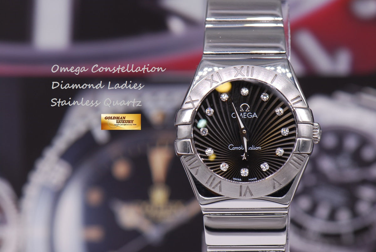 [SOLD] OMEGA CONSTELLATION LADIES DIAMOND QUARTZ (MINT)