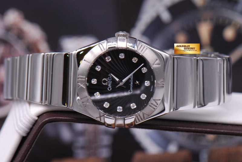 SOLD OMEGA CONSTELLATION LADIES DIAMOND QUARTZ MINT Goldman