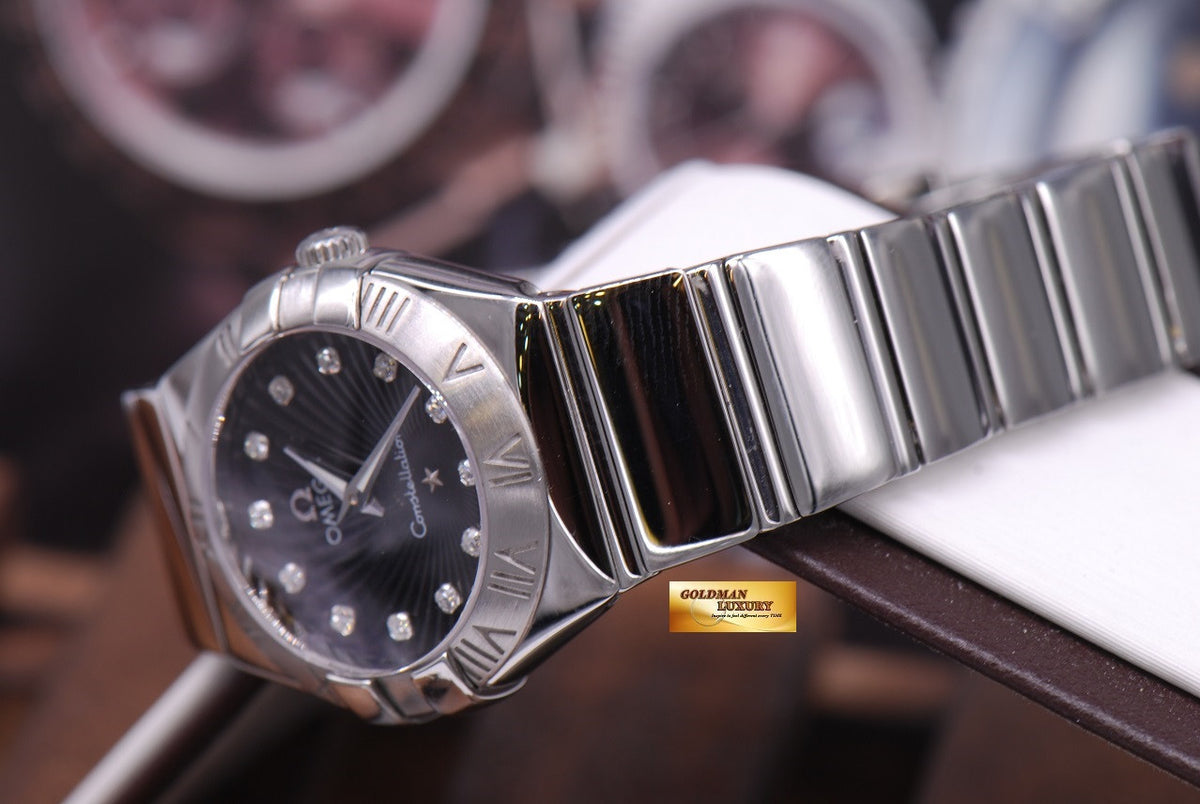 [SOLD] OMEGA CONSTELLATION LADIES DIAMOND QUARTZ (MINT)