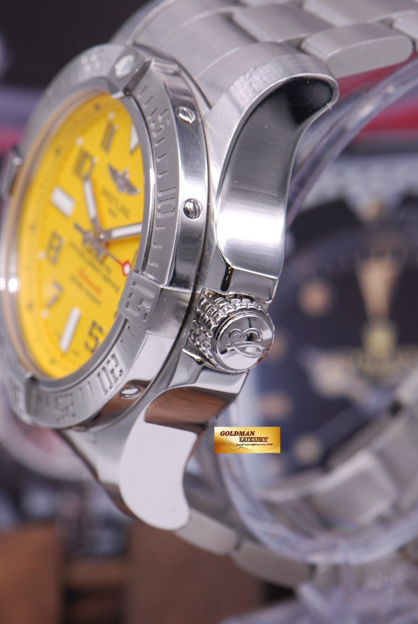 [SOLD] BREITLING AVENGER II SEAWOLF 45mm YELLOW A17331  AUTOMATIC