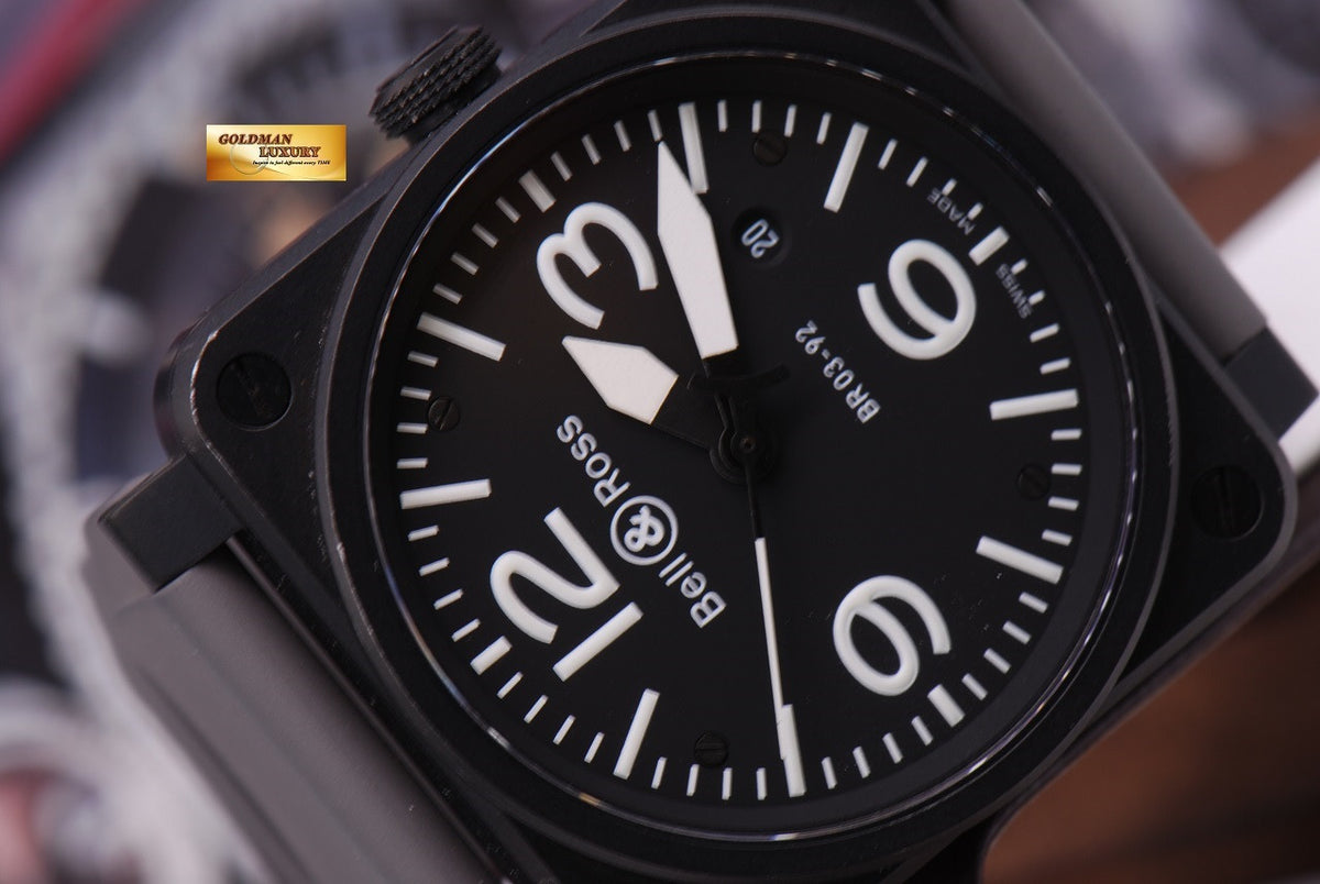 [SOLD] BELL & ROSS AVIATION PVD BR03-92 BLACK AUTOMATIC (NEAR MINT)