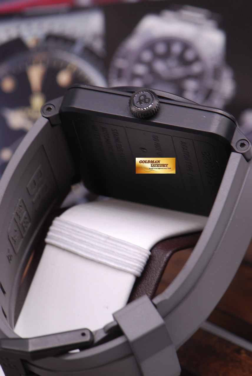 [SOLD] BELL & ROSS AVIATION PVD BR03-92 BLACK AUTOMATIC (NEAR MINT)
