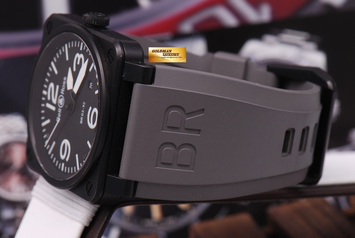 [SOLD] BELL & ROSS AVIATION PVD BR03-92 BLACK AUTOMATIC (NEAR MINT)