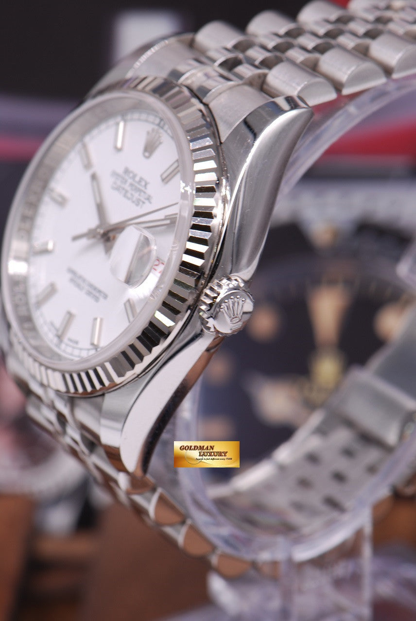 [SOLD] ROLEX OYSTER PERPETUAL DATEJUST WHITE Ref : 116234 (NEAR MINT)