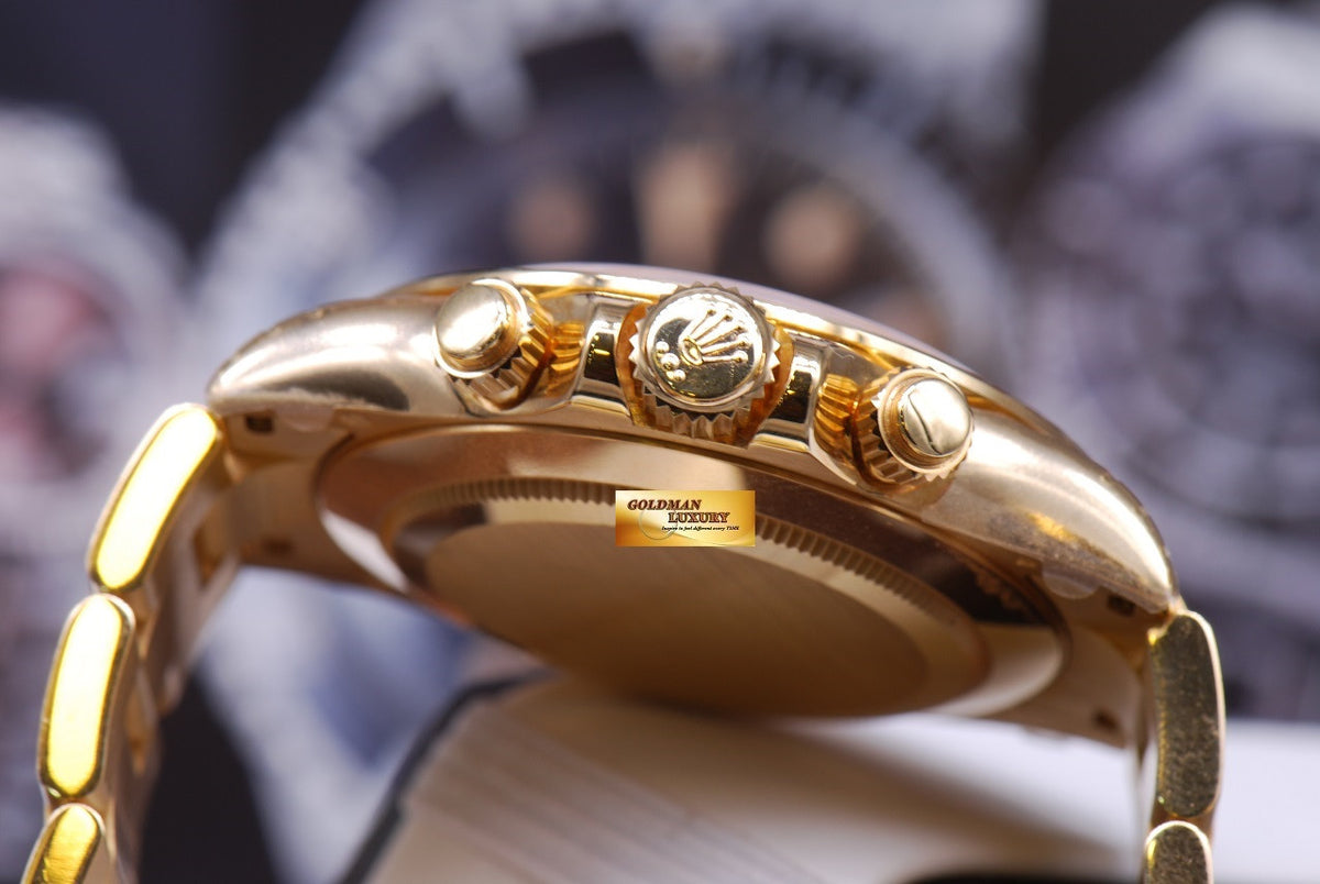 [SOLD] ROLEX OYSTER PERPETUAL DAYTONA 18K YELLOW GOLD Ref : 116528 (MINT) (UNDER 5 YEARS WARRANTY)