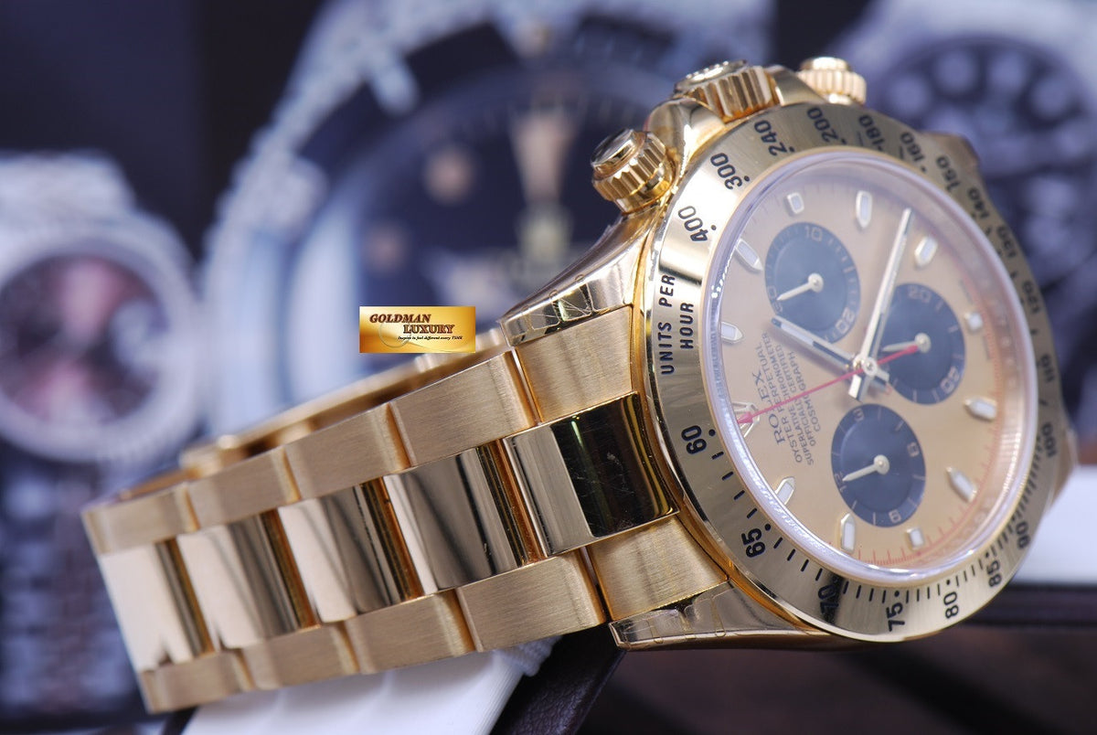 [SOLD] ROLEX OYSTER PERPETUAL DAYTONA 18K YELLOW GOLD Ref : 116528 (MINT) (UNDER 5 YEARS WARRANTY)
