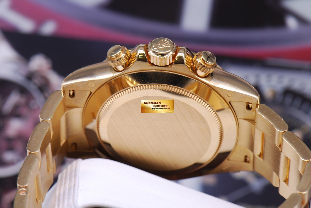 [SOLD] ROLEX OYSTER PERPETUAL DAYTONA 18K YELLOW GOLD Ref : 116528 (MINT) (UNDER 5 YEARS WARRANTY)