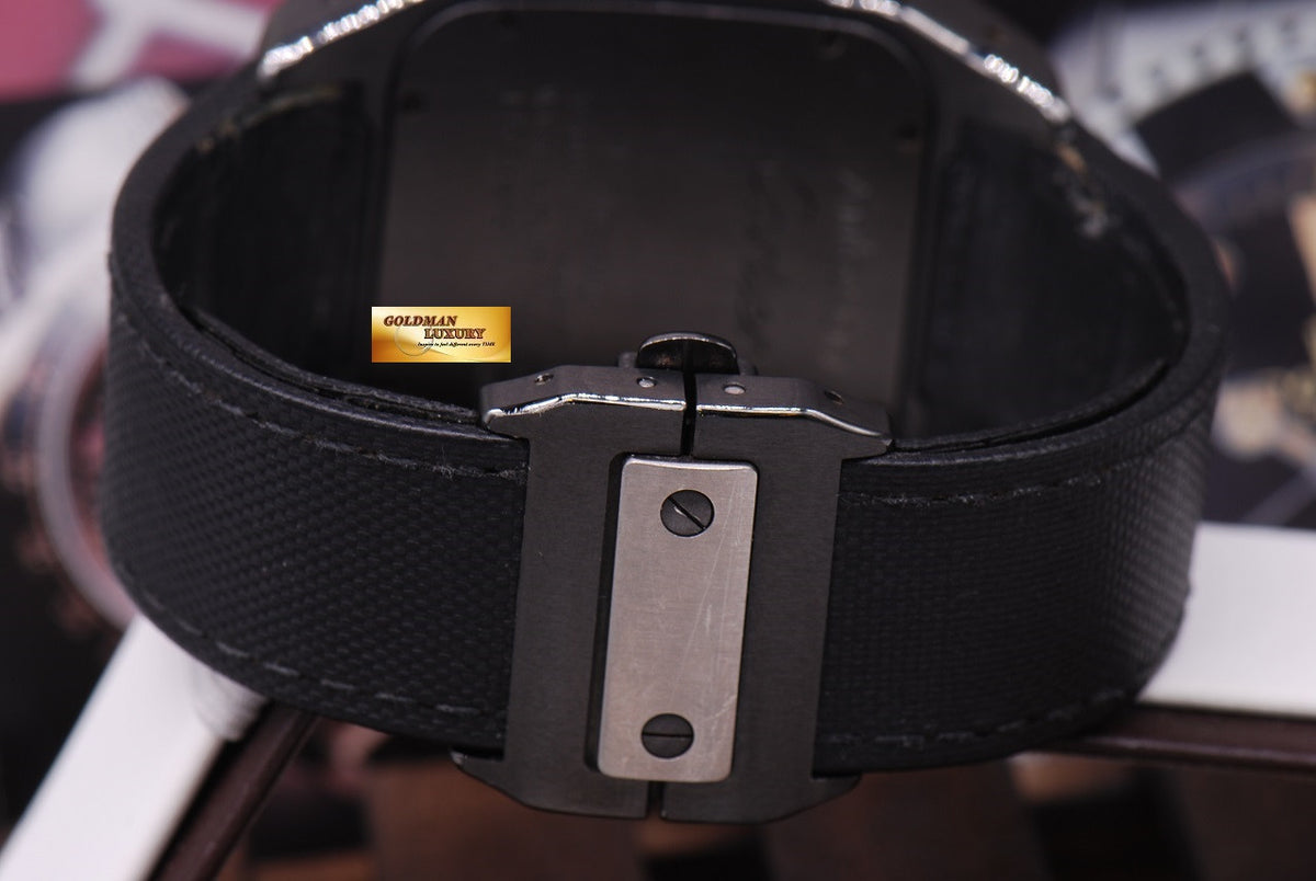 [SOLD] CARTIER SANTOS 100 XL ADLC BLACK AUTOMATIC