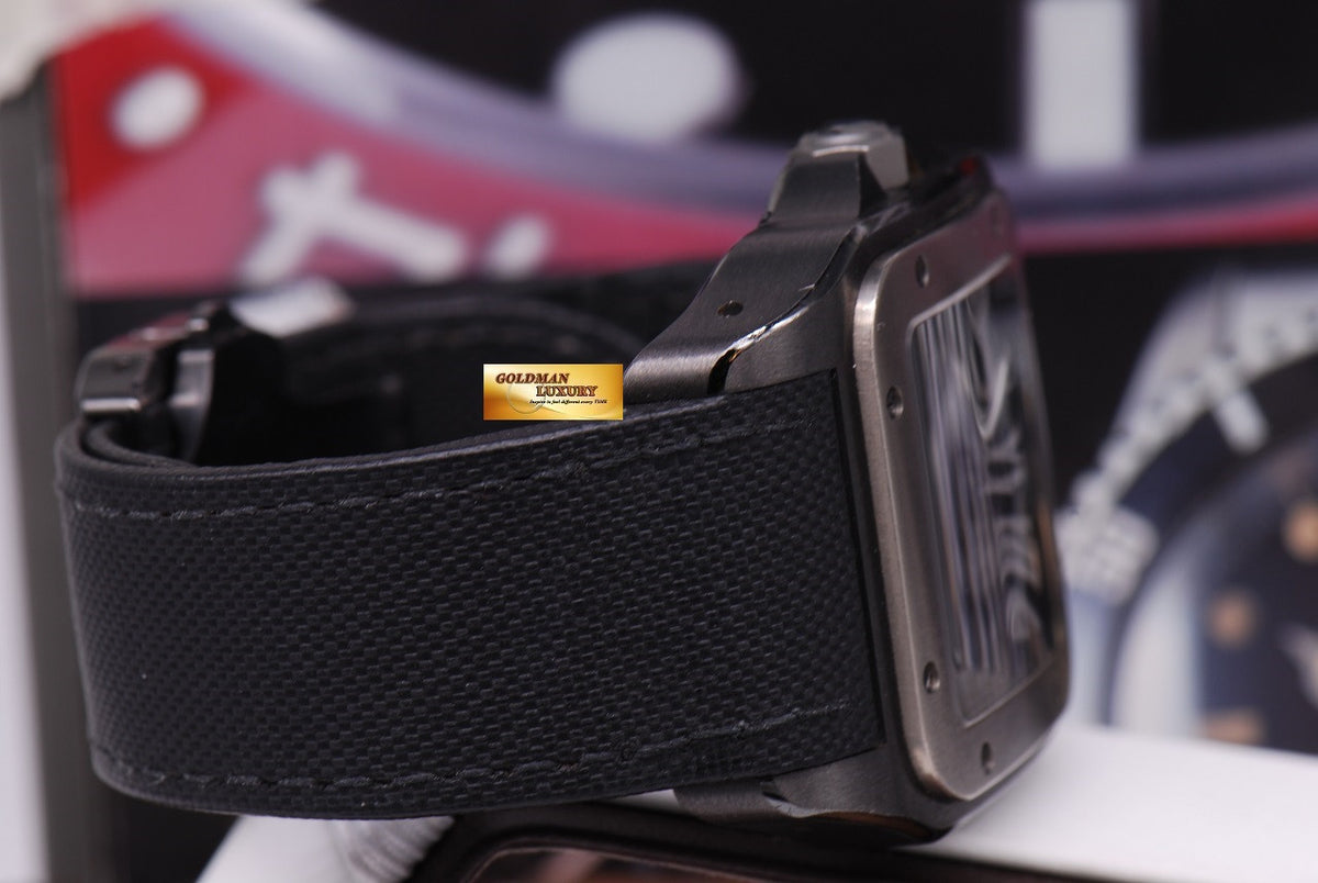 [SOLD] CARTIER SANTOS 100 XL ADLC BLACK AUTOMATIC