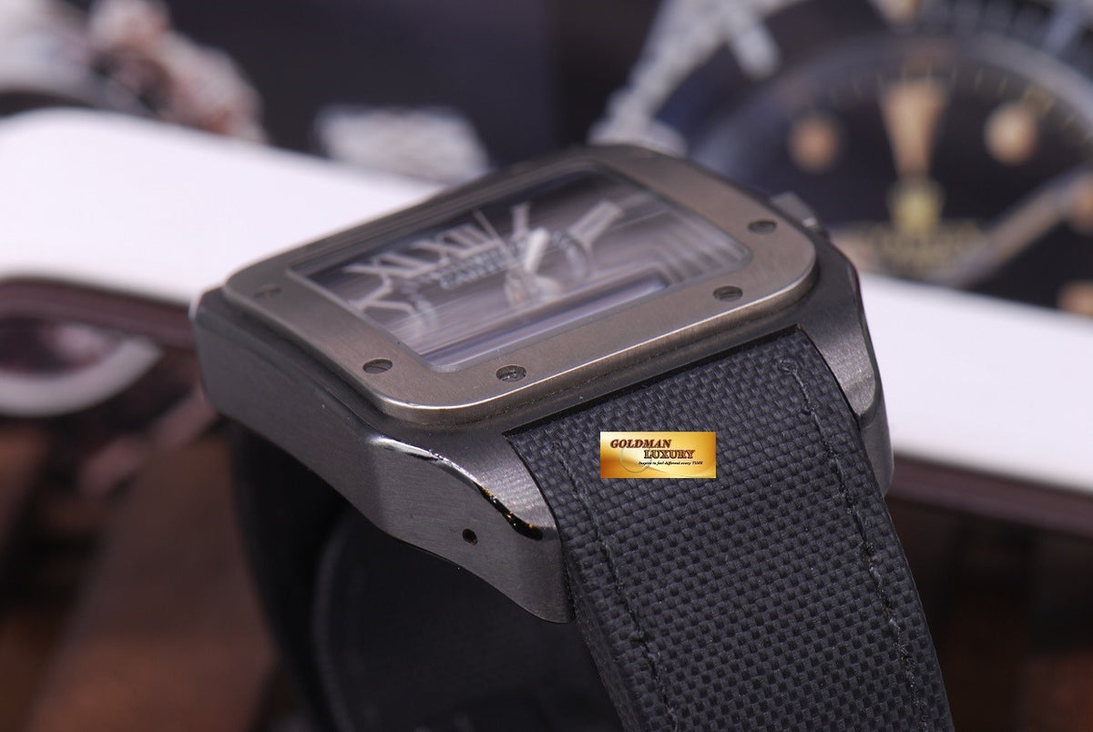 [SOLD] CARTIER SANTOS 100 XL ADLC BLACK AUTOMATIC