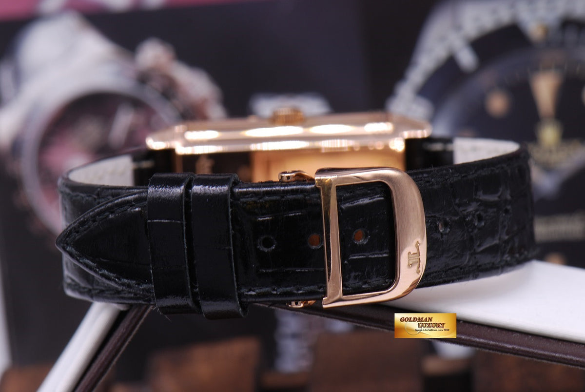 [SOLD] JLC REVERSO DAY NIGHT SUN MOON 18K ROSE GOLD MANUAL (MINT)