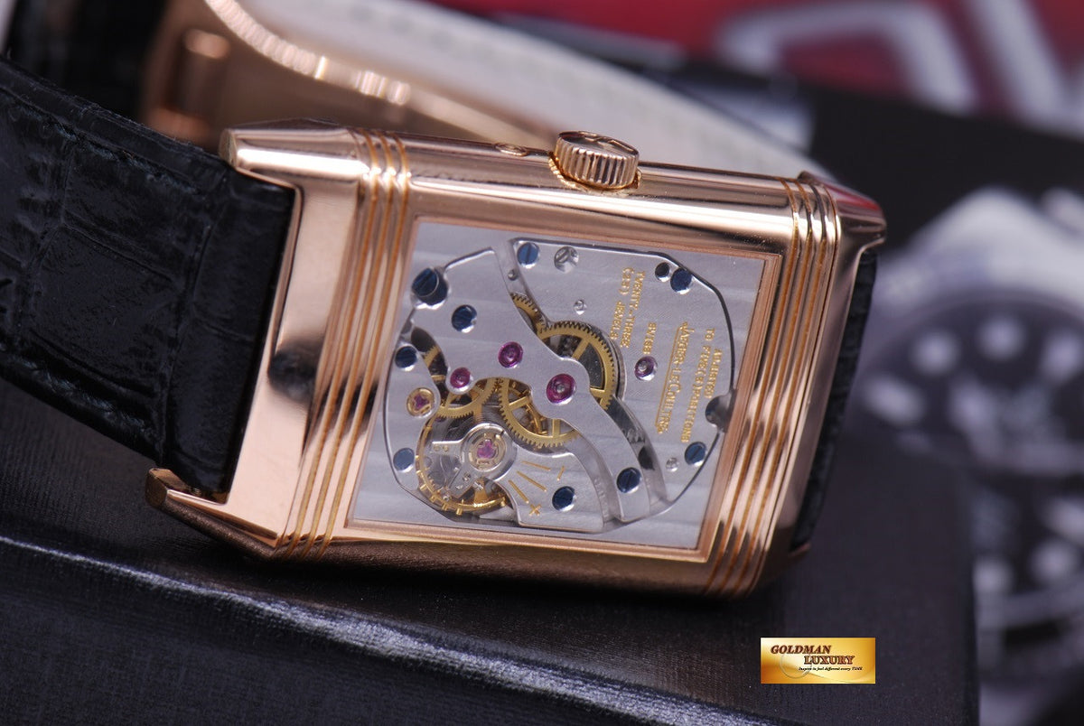 [SOLD] JLC REVERSO DAY NIGHT SUN MOON 18K ROSE GOLD MANUAL (MINT)