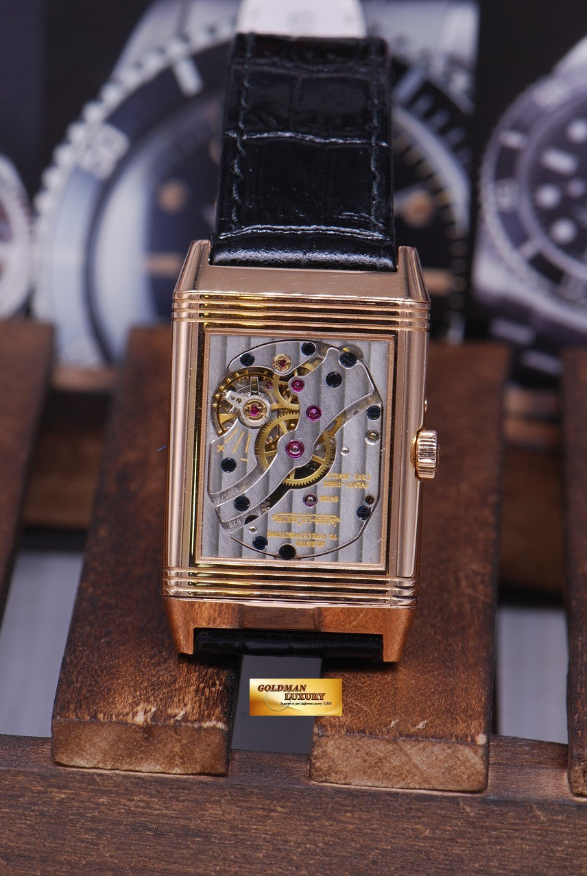 [SOLD] JLC REVERSO DAY NIGHT SUN MOON 18K ROSE GOLD MANUAL (MINT)