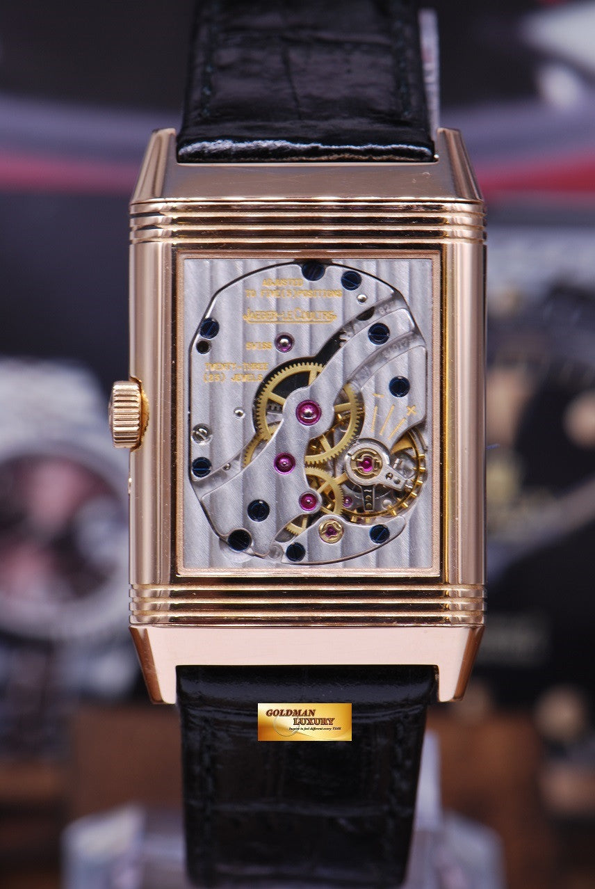 [SOLD] JLC REVERSO DAY NIGHT SUN MOON 18K ROSE GOLD MANUAL (MINT)