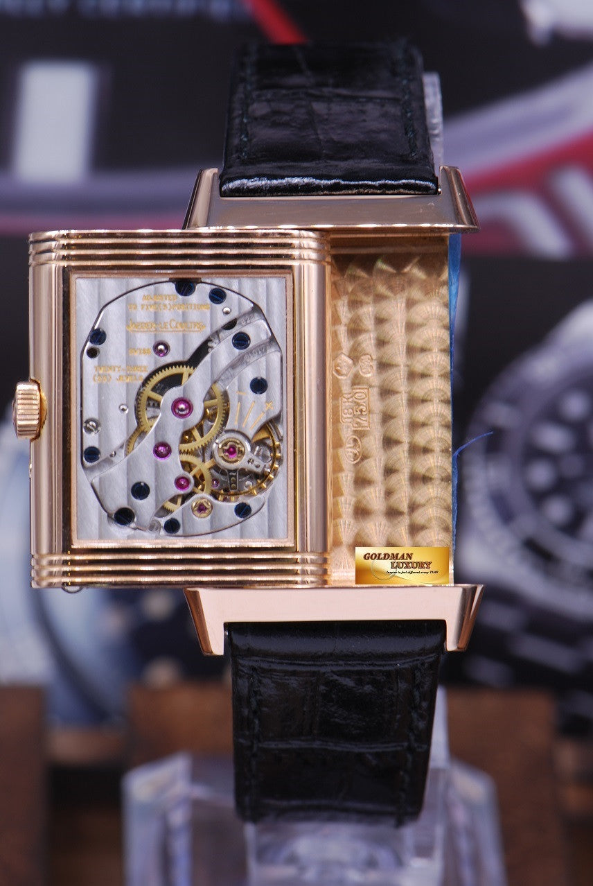 [SOLD] JLC REVERSO DAY NIGHT SUN MOON 18K ROSE GOLD MANUAL (MINT)