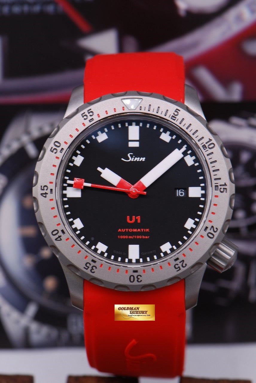 [SOLD] SINN U1 TEGIMENTED STEEL DIVING WATCH AUTOMATIC (NEW)
