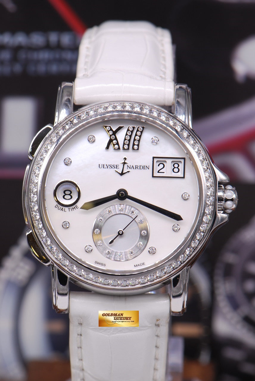 [SOLD] ULYSSE NARDIN DUAL TIME MOP LADIES AUTOMATIC (LNIB)