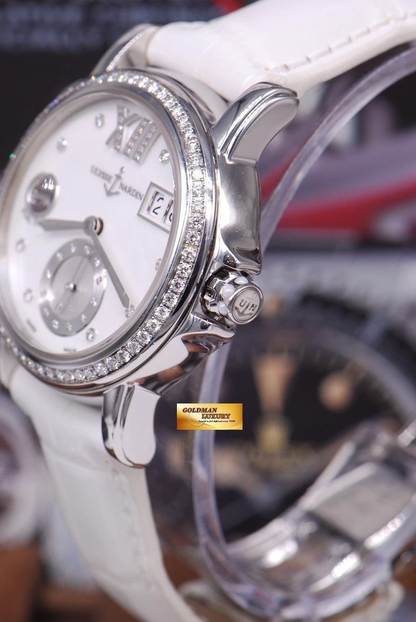 [SOLD] ULYSSE NARDIN DUAL TIME MOP LADIES AUTOMATIC (LNIB)