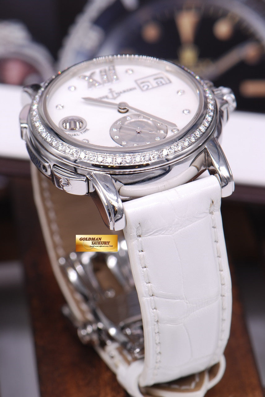 [SOLD] ULYSSE NARDIN DUAL TIME MOP LADIES AUTOMATIC (LNIB)