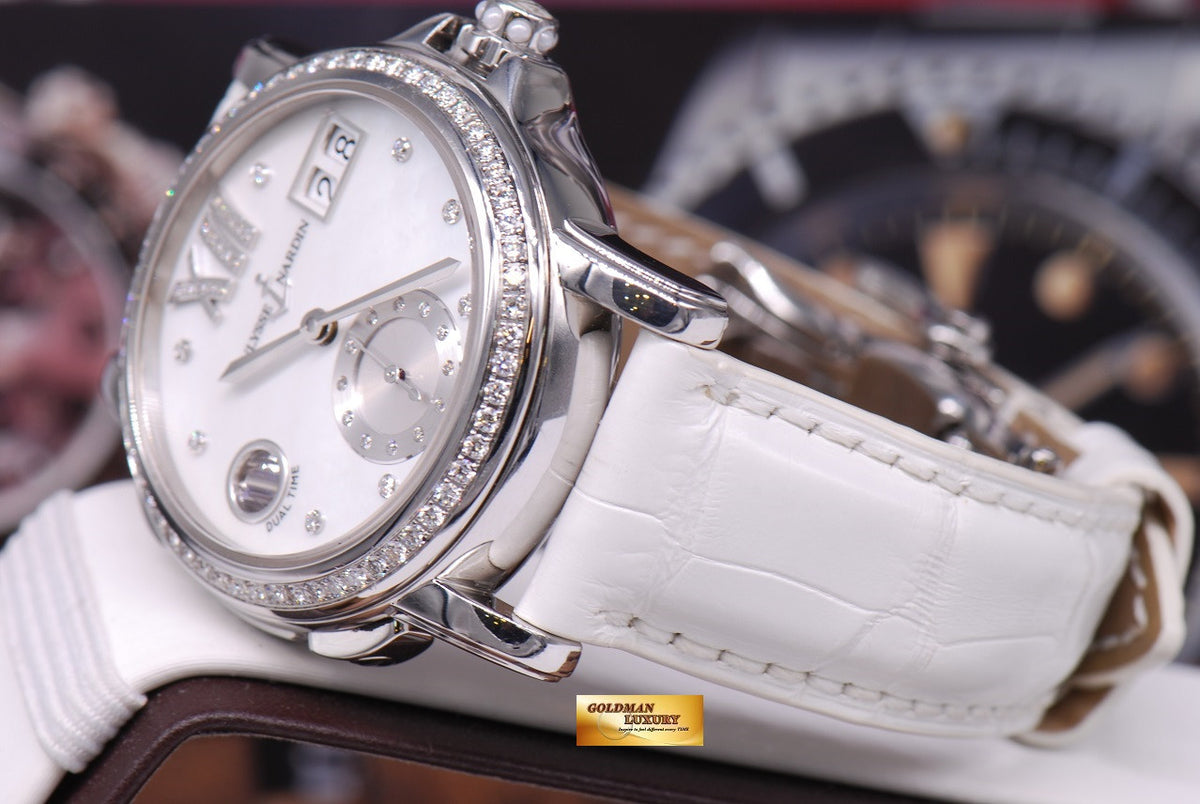 [SOLD] ULYSSE NARDIN DUAL TIME MOP LADIES AUTOMATIC (LNIB)