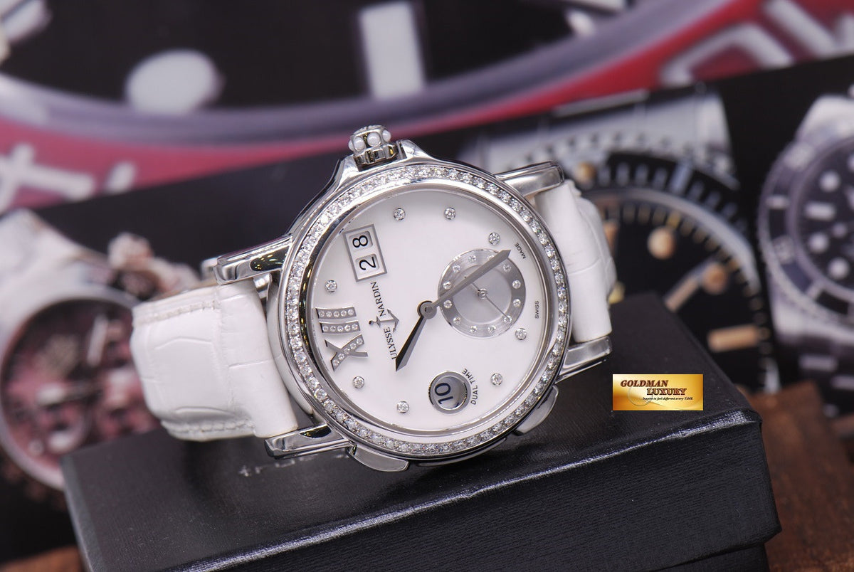 [SOLD] ULYSSE NARDIN DUAL TIME MOP LADIES AUTOMATIC (LNIB)