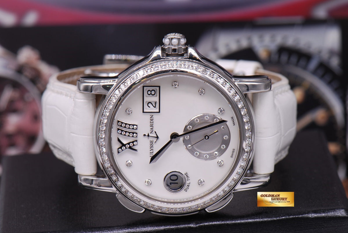 [SOLD] ULYSSE NARDIN DUAL TIME MOP LADIES AUTOMATIC (LNIB)