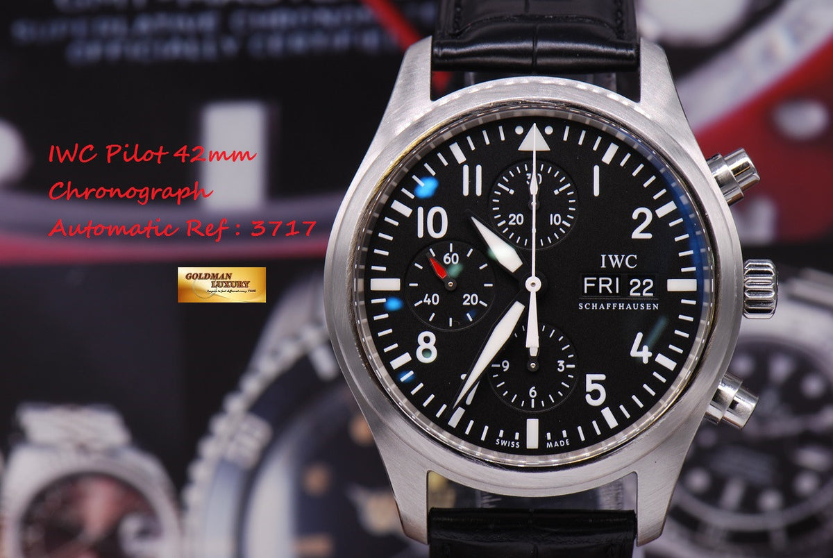 [SOLD] IWC PILOT CHRONOGRAPH 42mm DAY-DATE AUTOMATIC