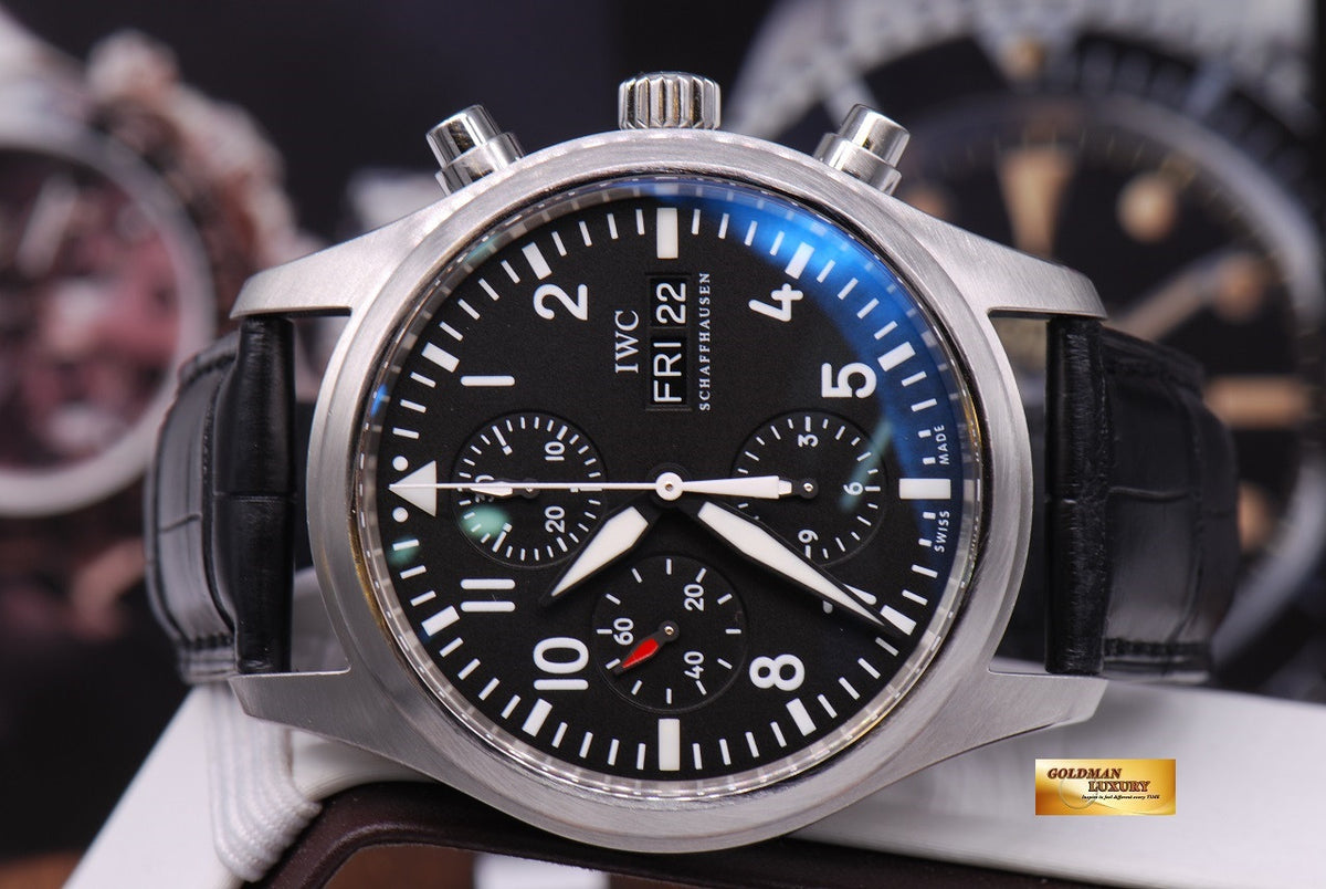 [SOLD] IWC PILOT CHRONOGRAPH 42mm DAY-DATE AUTOMATIC