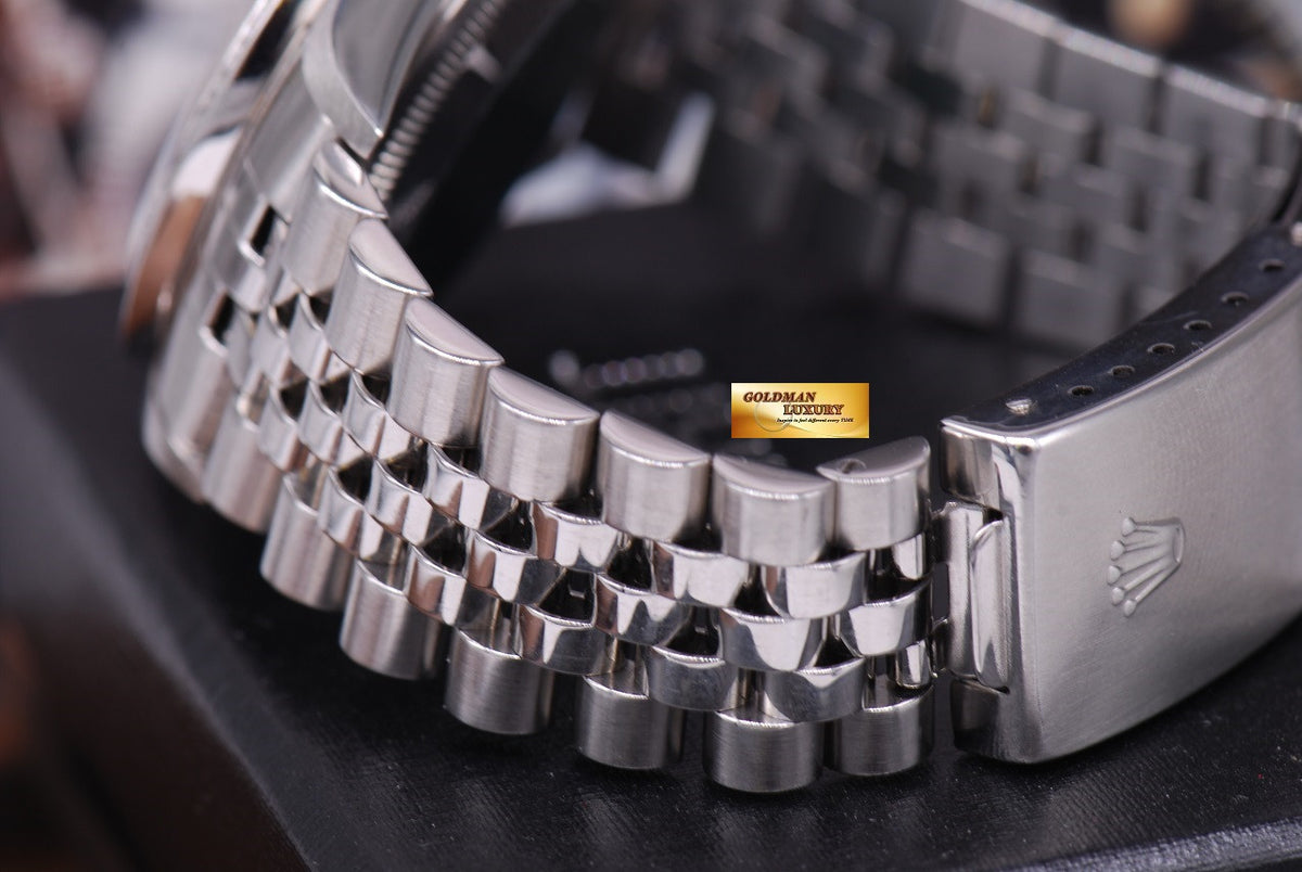 [SOLD] ROLEX OYSTER PERPETUAL DATEJUST DIAMOND BEZEL BLACK Ref : 16234 (NEAR MINT)
