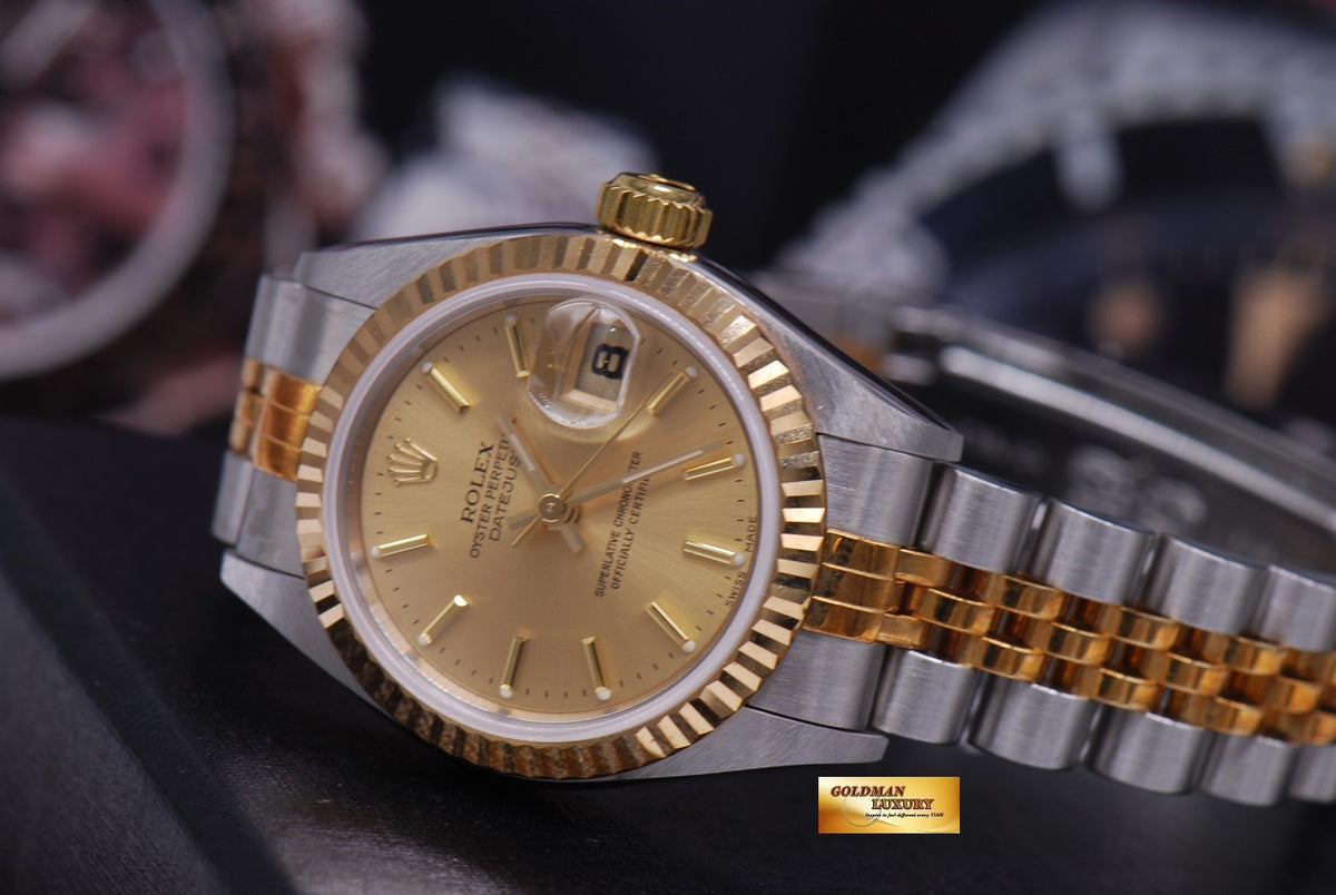 [SOLD] ROLEX OYSTER PERPETUAL DATEJUST 26mm HALF-GOLD Ref 79173 (NEW-UNWORN)