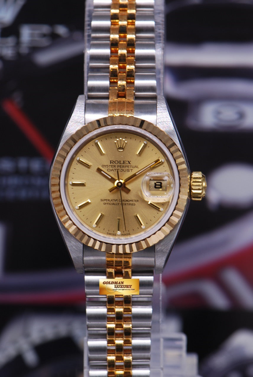 [SOLD] ROLEX OYSTER PERPETUAL DATEJUST 26mm HALF-GOLD Ref 79173 (NEW-UNWORN)