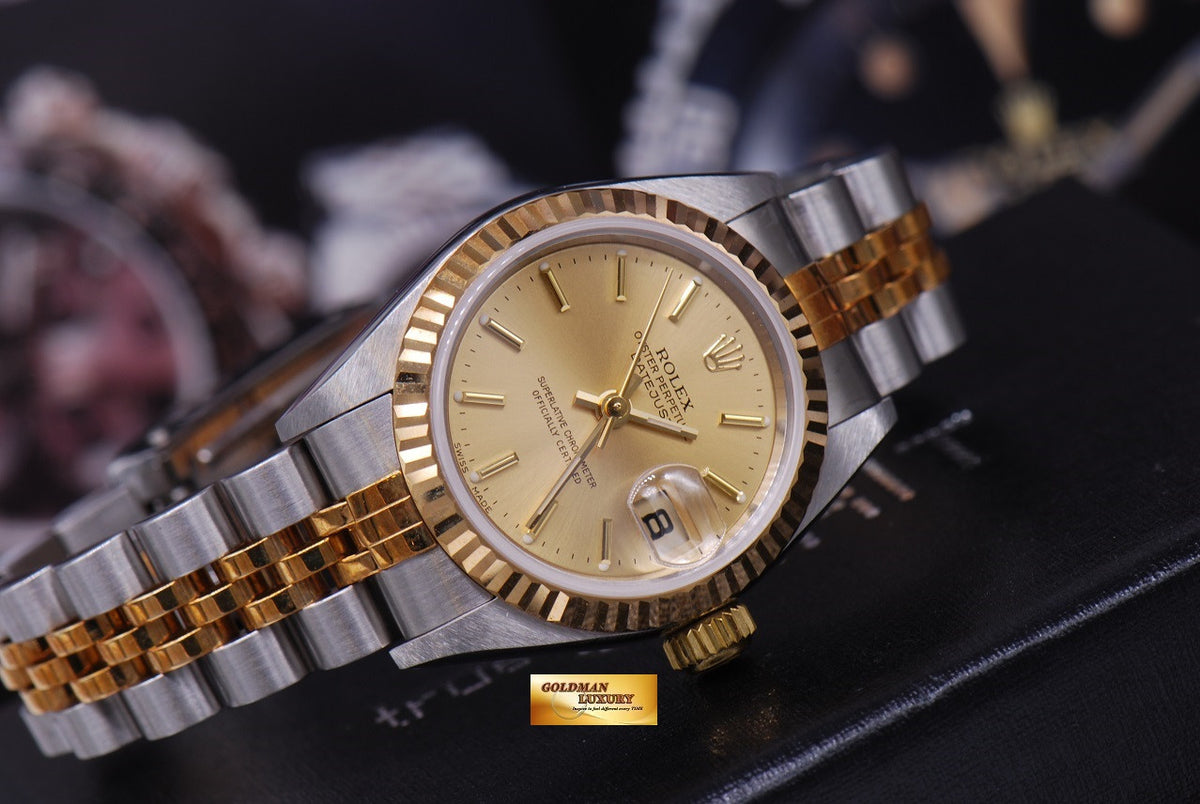 [SOLD] ROLEX OYSTER PERPETUAL DATEJUST 26mm HALF-GOLD Ref 79173 (NEW-UNWORN)