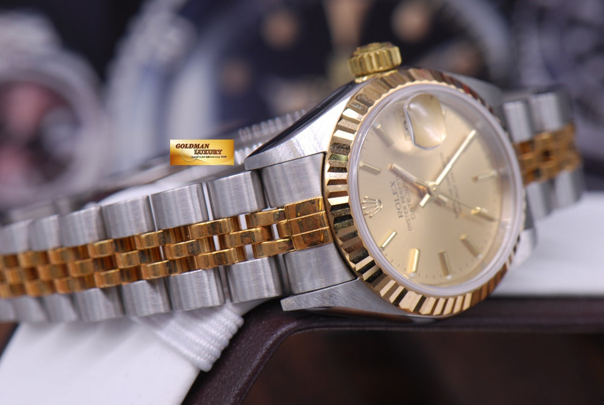 [SOLD] ROLEX OYSTER PERPETUAL DATEJUST 26mm HALF-GOLD Ref 79173 (NEW-UNWORN)