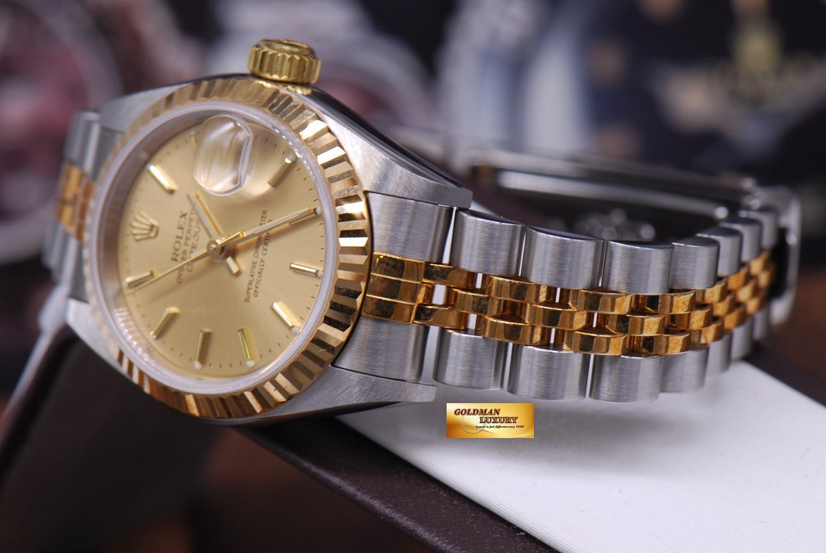 [SOLD] ROLEX OYSTER PERPETUAL DATEJUST 26mm HALF-GOLD Ref 79173 (NEW-UNWORN)