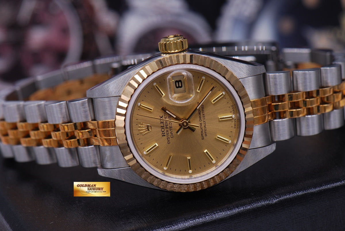[SOLD] ROLEX OYSTER PERPETUAL DATEJUST 26mm HALF-GOLD Ref 79173 (NEW-UNWORN)
