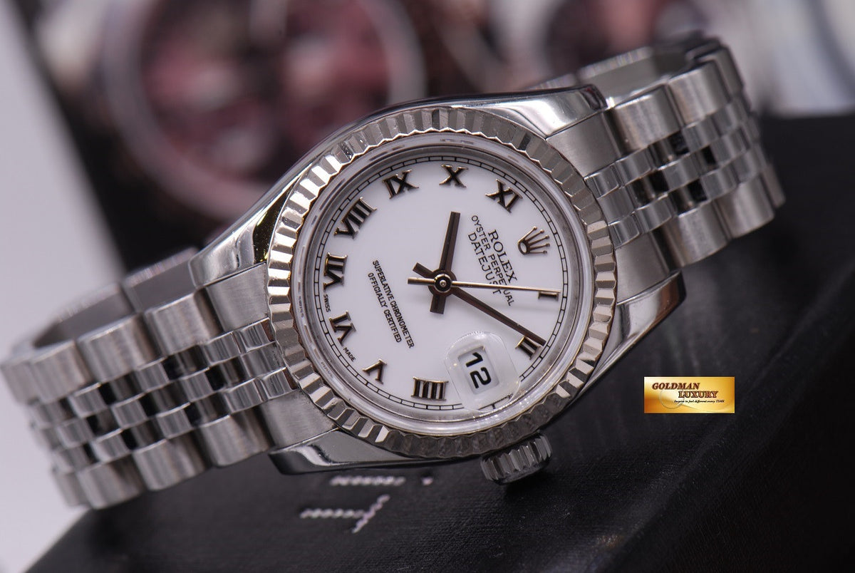 [SOLD] ROLEX OYSTER PERPETUAL DATEJUST 26mm STAINLESS STEEL Ref 179174 (NEAR MINT)