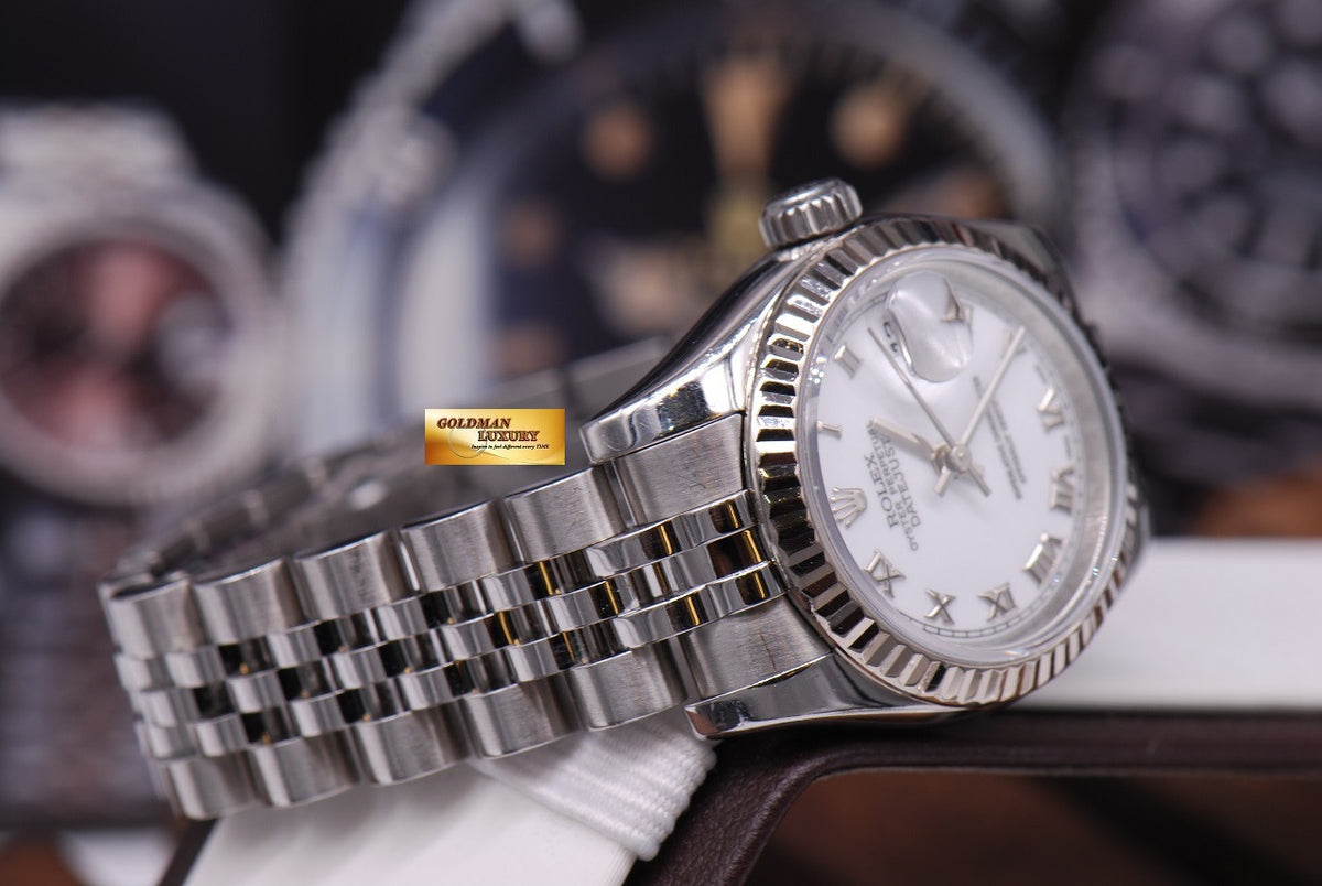 [SOLD] ROLEX OYSTER PERPETUAL DATEJUST 26mm STAINLESS STEEL Ref 179174 (NEAR MINT)